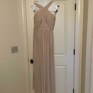 Bridesmaid or formal full length dress.